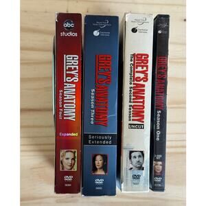 Lot of Grey's Anatomy Seasons 1-4 DVDs USED TV Series